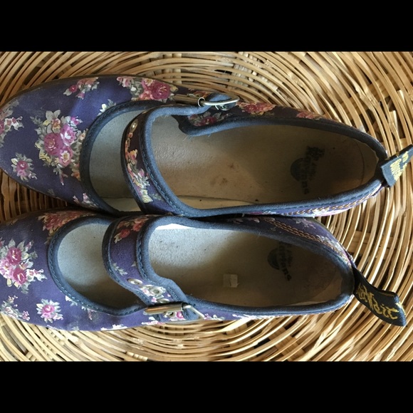 New Floral Mary Jane Dr Martens - Picture 3 of 4